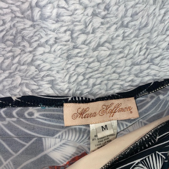 Mara Hoffman Black abstract Bikini Set size M - Picture 3 of 4